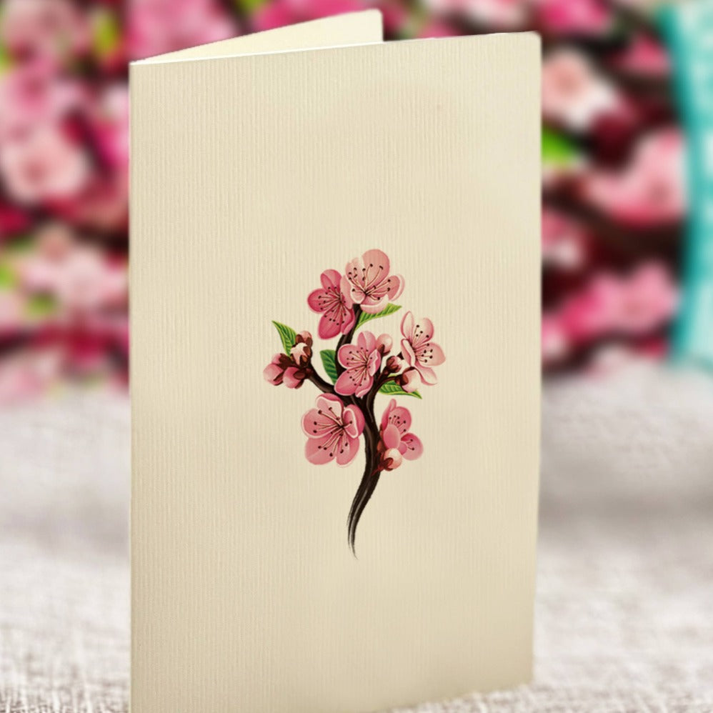 Mini Cherry Blossom Pop-Up Card sample