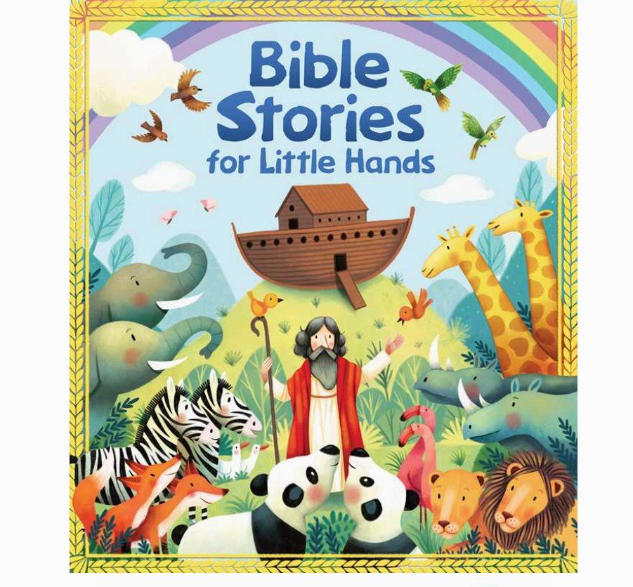 Bible Stories For Little Hands, perfect for gifts for kids and curated gift boxes (front view)