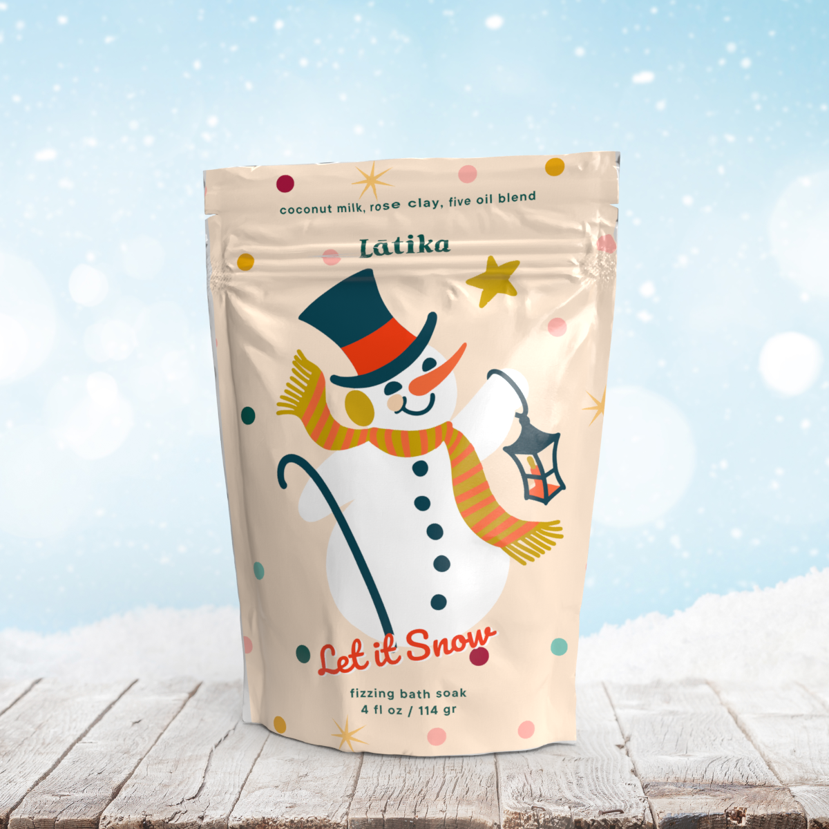 Christmas - Frosty Snowman Fizzing Bath Soak