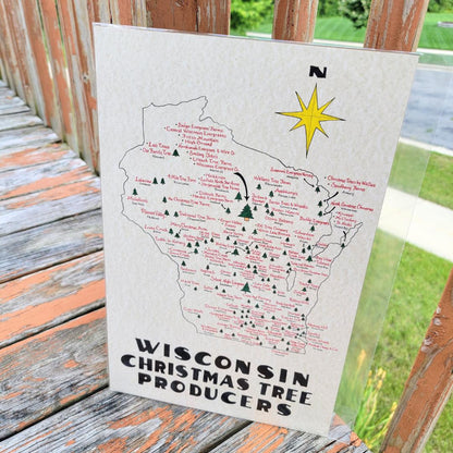 Wisconsin Christmas Tree Farms Map - Holiday Adventure Guide
