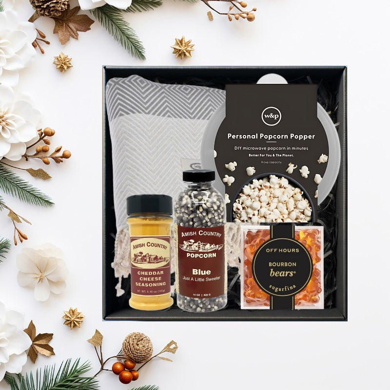 comfort holiday gift box for hallmark movie night