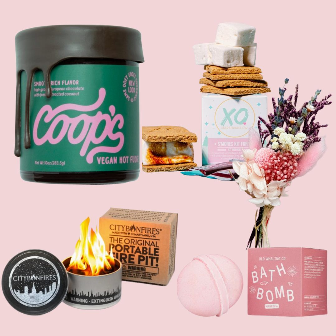 a cozy night gift box for anniversary