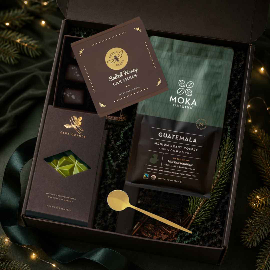 Luxury Coffee and Chocolate Holiday Gift Box