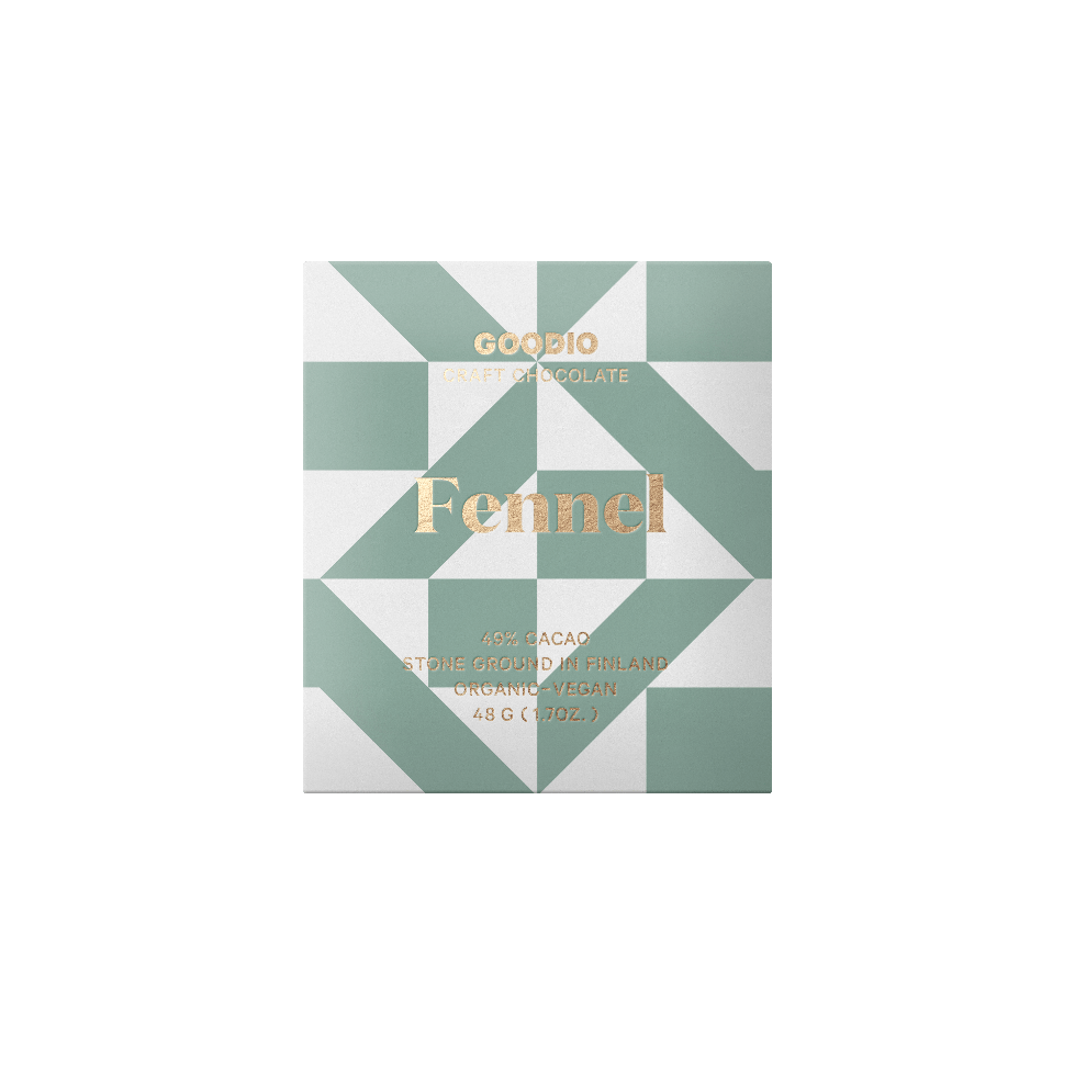 Fennel Chocolate - Goodio, perfect for gourmet gift boxes and curated gift boxes