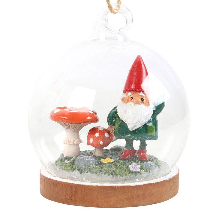 Gnome Glass Dome Ornament3