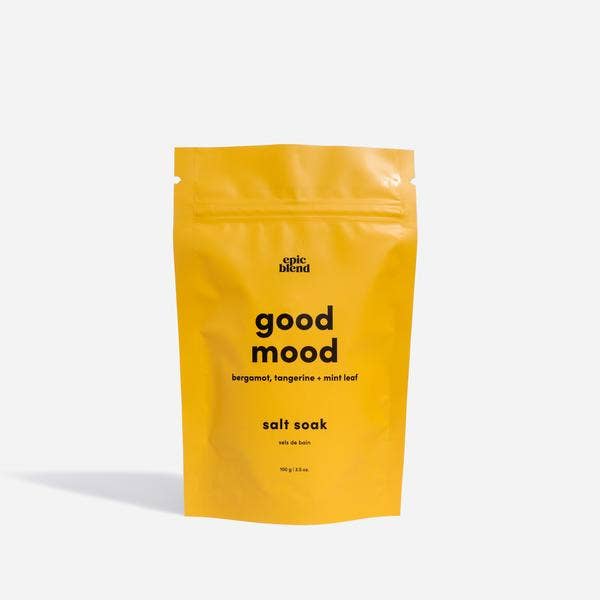 Good Mood Bath Salt Soak, perfect for gifts for her and curated gift boxes