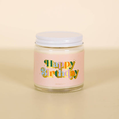 Hand-poured birthday candle for gifting friends, family, coworkers, and clients