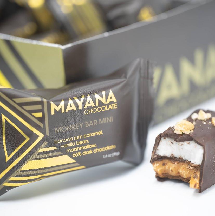 Mayana Monkey Mini Bar - Gourmet Chocolate Treat, perfect for gourmet gift boxes and curated gift boxes