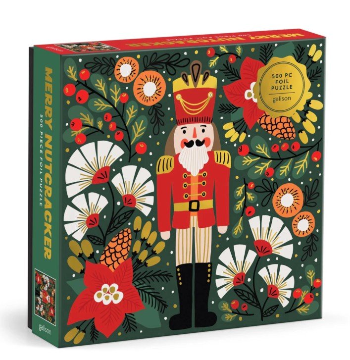 Merry Nutcracker 500 Piece Foil Puzzle