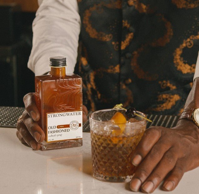 Old Fashioned Cocktail Syrup Original, perfect for gifts for him and curated gift boxes (lifestyle photo)