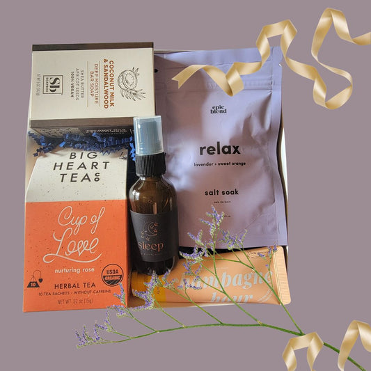 rest & relax gift set for sympathy
