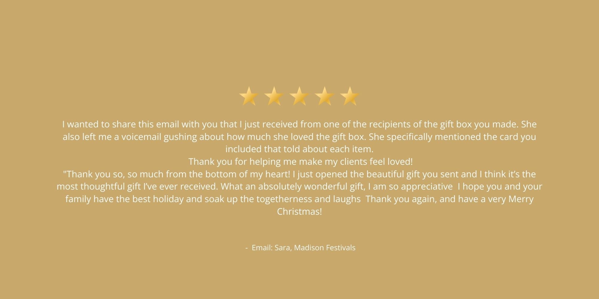 client review for JNJ Gifts and more