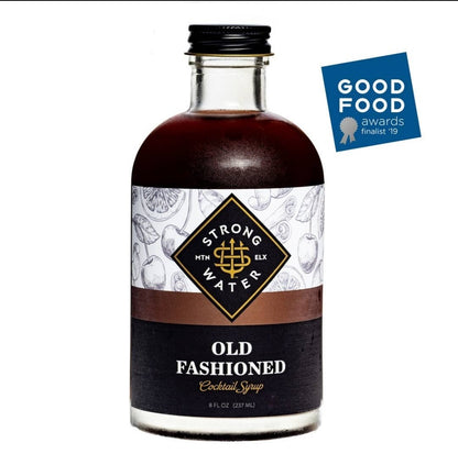 Old Fashioned Cocktail Syrup Original, perfect for gifts for him and curated gift boxes (shown with packaging)