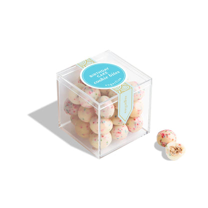 Sugarfina Birthday Cake Cookie Bites — gourmet cookies, perfect for birthday gifts and curated gift boxes (front view)