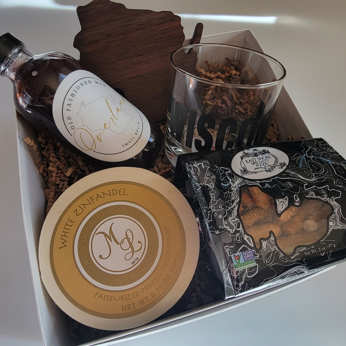 treat and cocktail gift basket