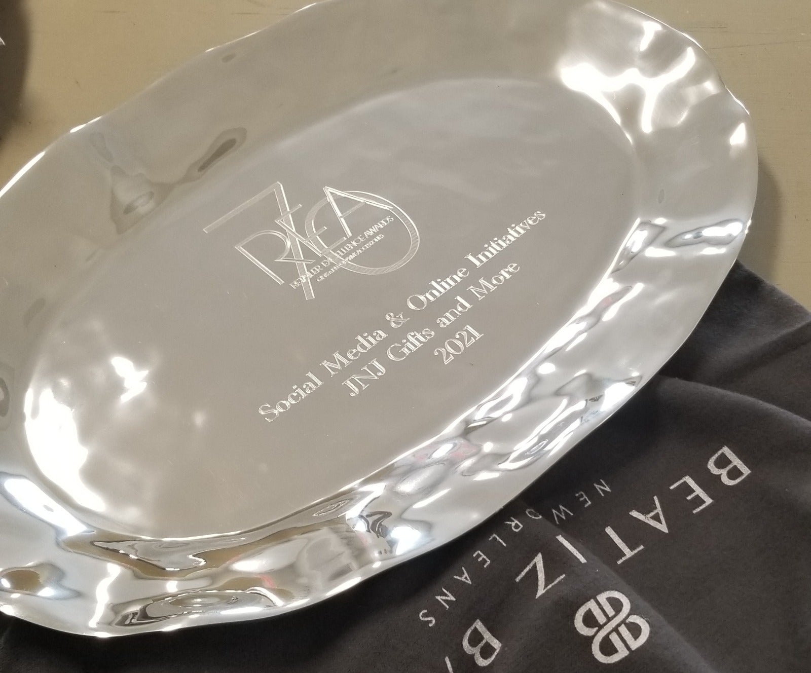 Retailers award reveived from REA for JNJ Gifts and More