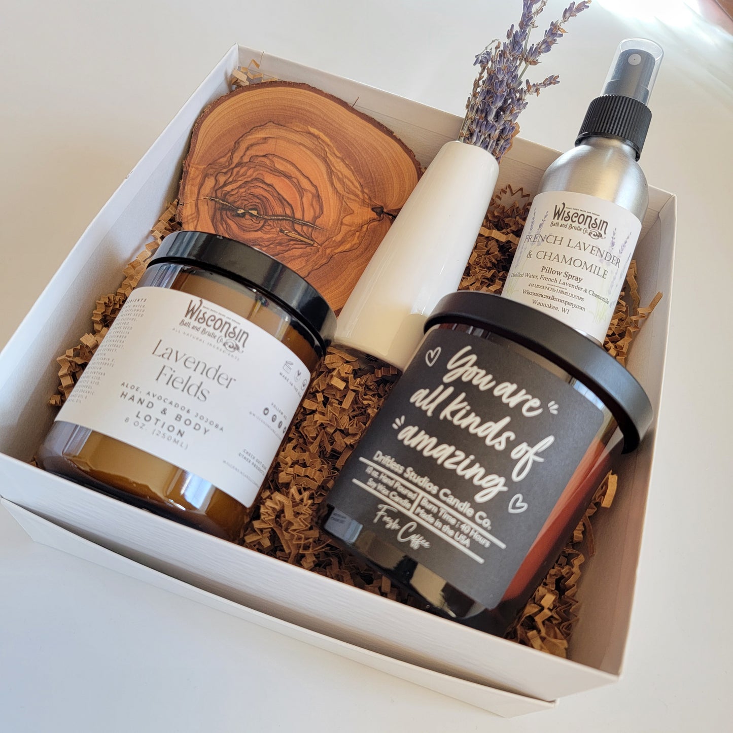 wisconsin small business spa gift care package