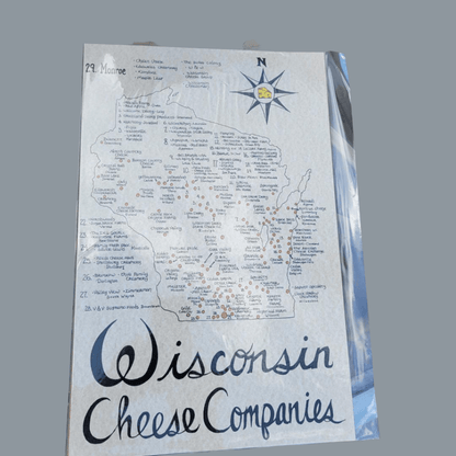 Wisconsin Map | Wisconsin Cheese Companies Map