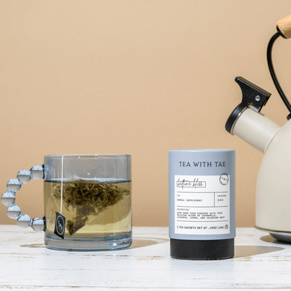 Nighttime Routine Sleep Tea — loose leaf gourmet tea, perfect for gourmet gift boxes and curated gift boxes (alternate angle)