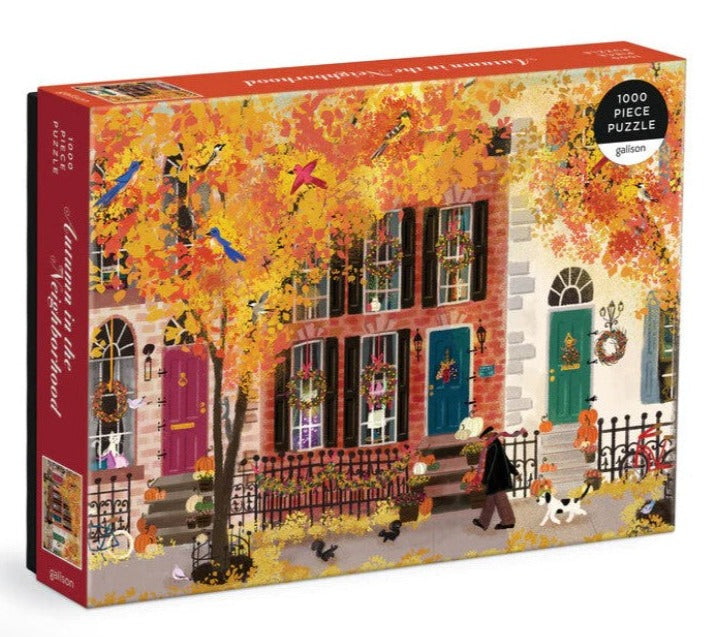 Autumn in the Neighborhood 1000 Piece Puzzle