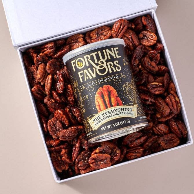 Fortune Favors - The Everything Candied Pecans, perfect for gourmet gift boxes and curated gift boxes