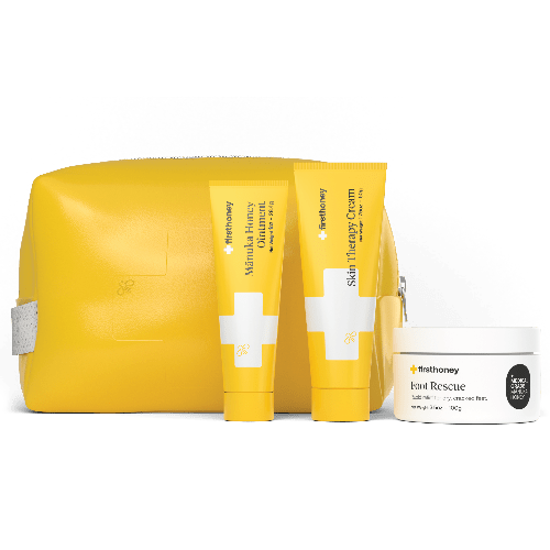 First Honey Skin Saviors Bundle, perfect for gourmet gift boxes and curated gift boxes
