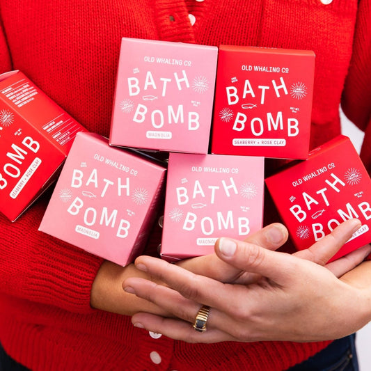  magnolia bath bomb from old whaling co