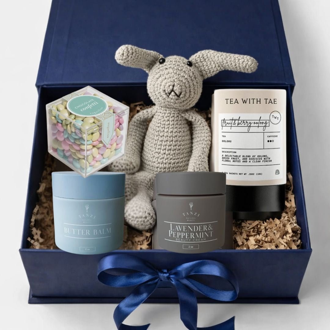 New Parent Care Package offers a gentle mix of comfort for both baby and parent.