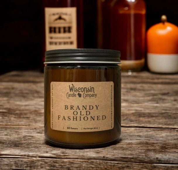Wisconsin Soy Candle - Brandy Old Fashioned 10oz Tumbler - category:Home &amp; Decor - category:Spa &amp; Wellness