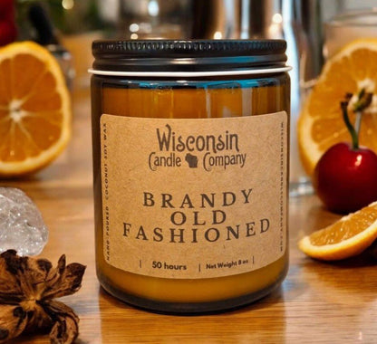 Wisconsin Soy Candle - Brandy Old Fashioned 10oz Tumbler - category:Home &amp; Decor - category:Spa &amp; Wellness
