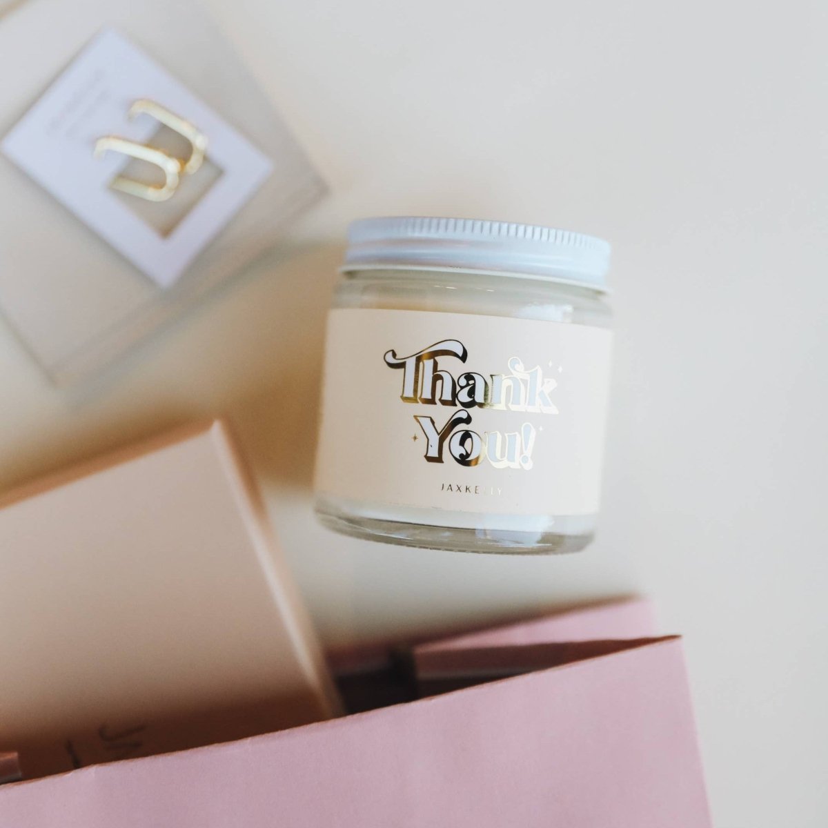 Thank You Candle - 4oz - category:Home &amp; Decor - occasion:Thank You
