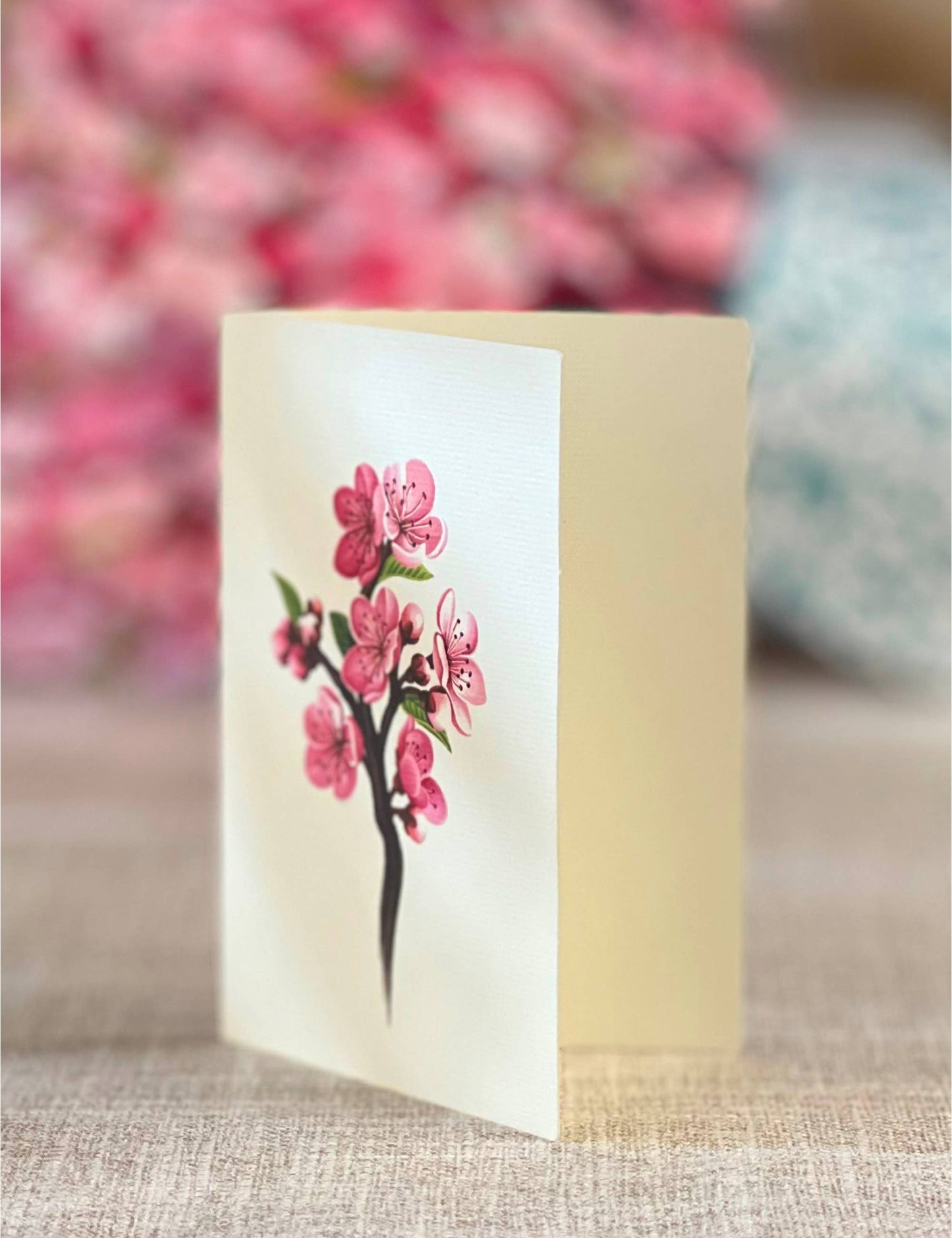 Cherry Blossom Pop-up Greeting Card