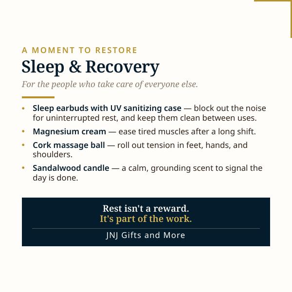 JNJ Gifts and More sleep and wellness box
