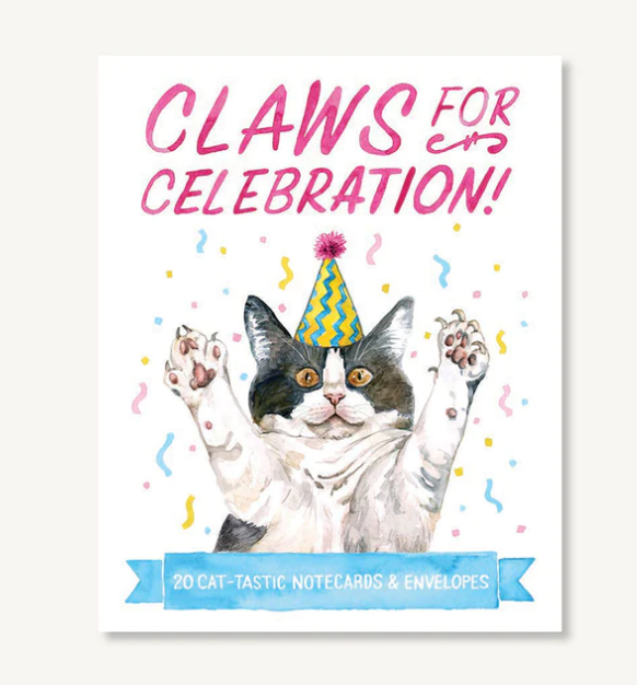 Claws for Celebration Notecards Set of 20