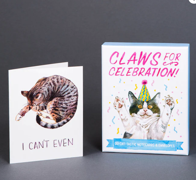 Claws for Celebration Notecards Set of 20