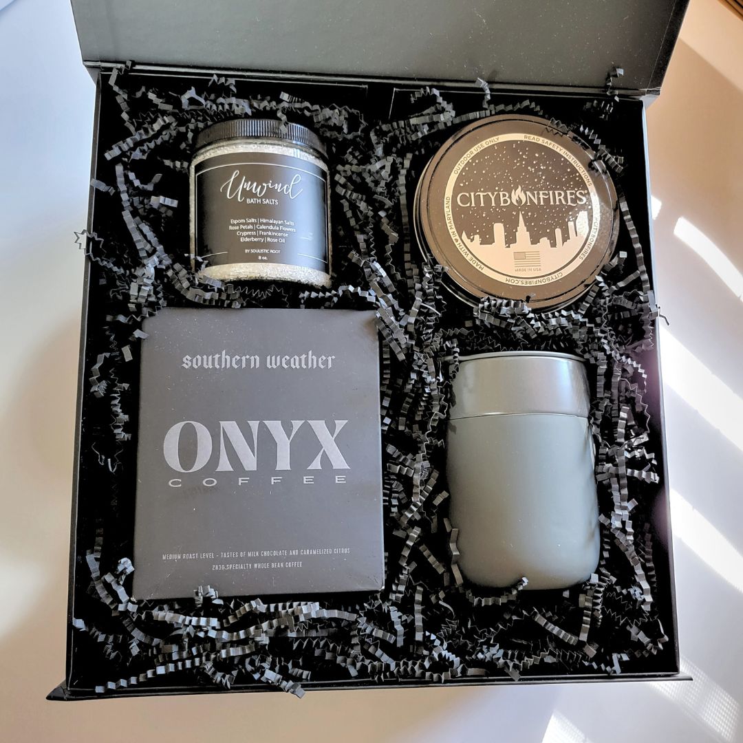 custom corporate Coffee & Relaxation Gift Box