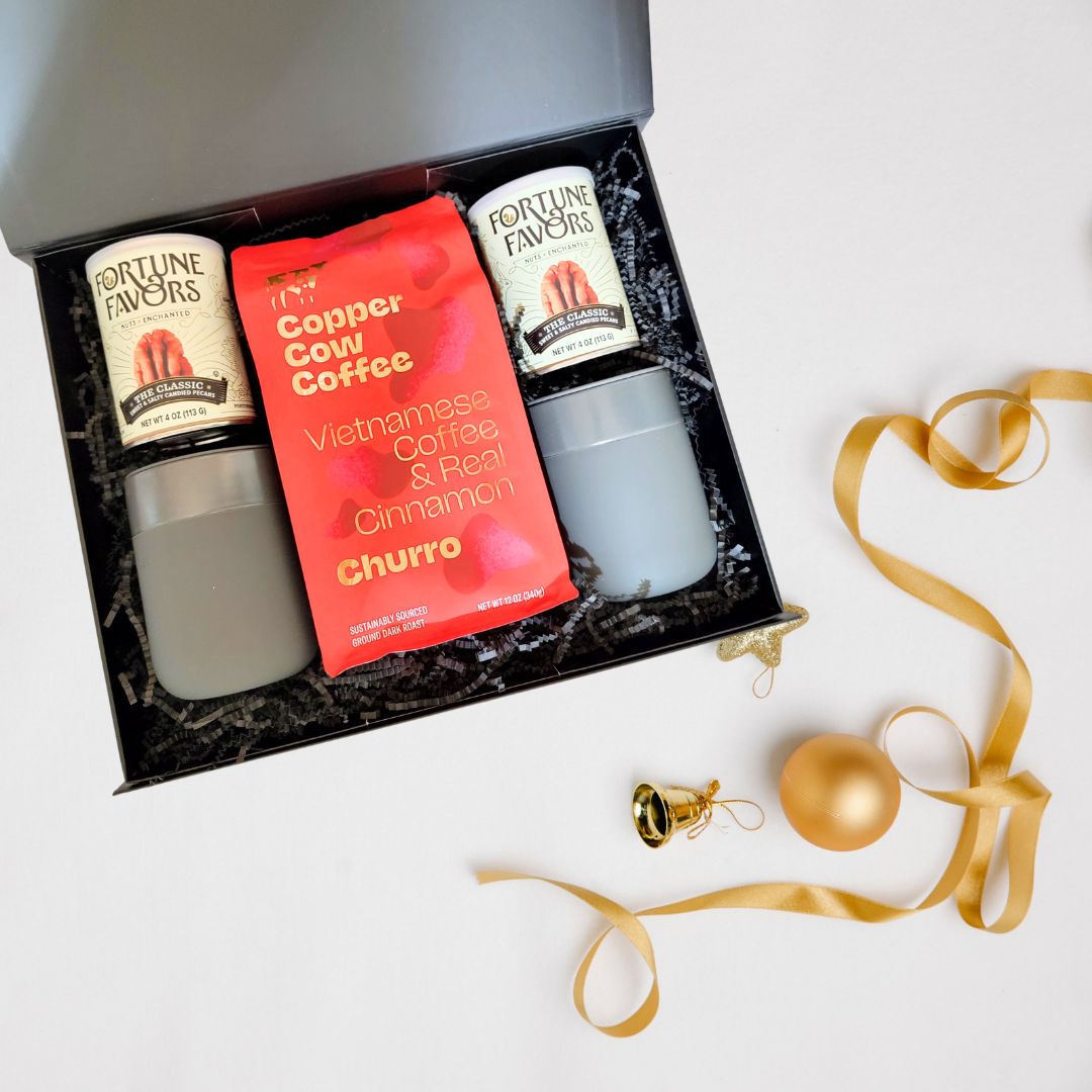 Coffee & Candied Pecans holiday corporate Gift Box
