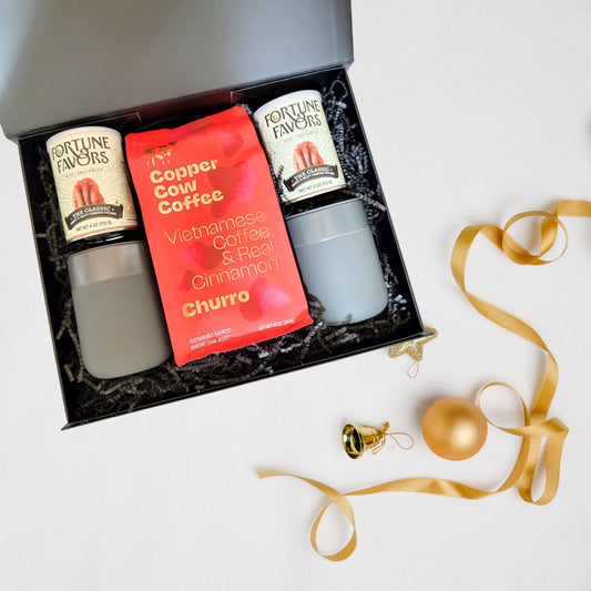 Coffee & Candied Pecans holiday corporate Gift Box