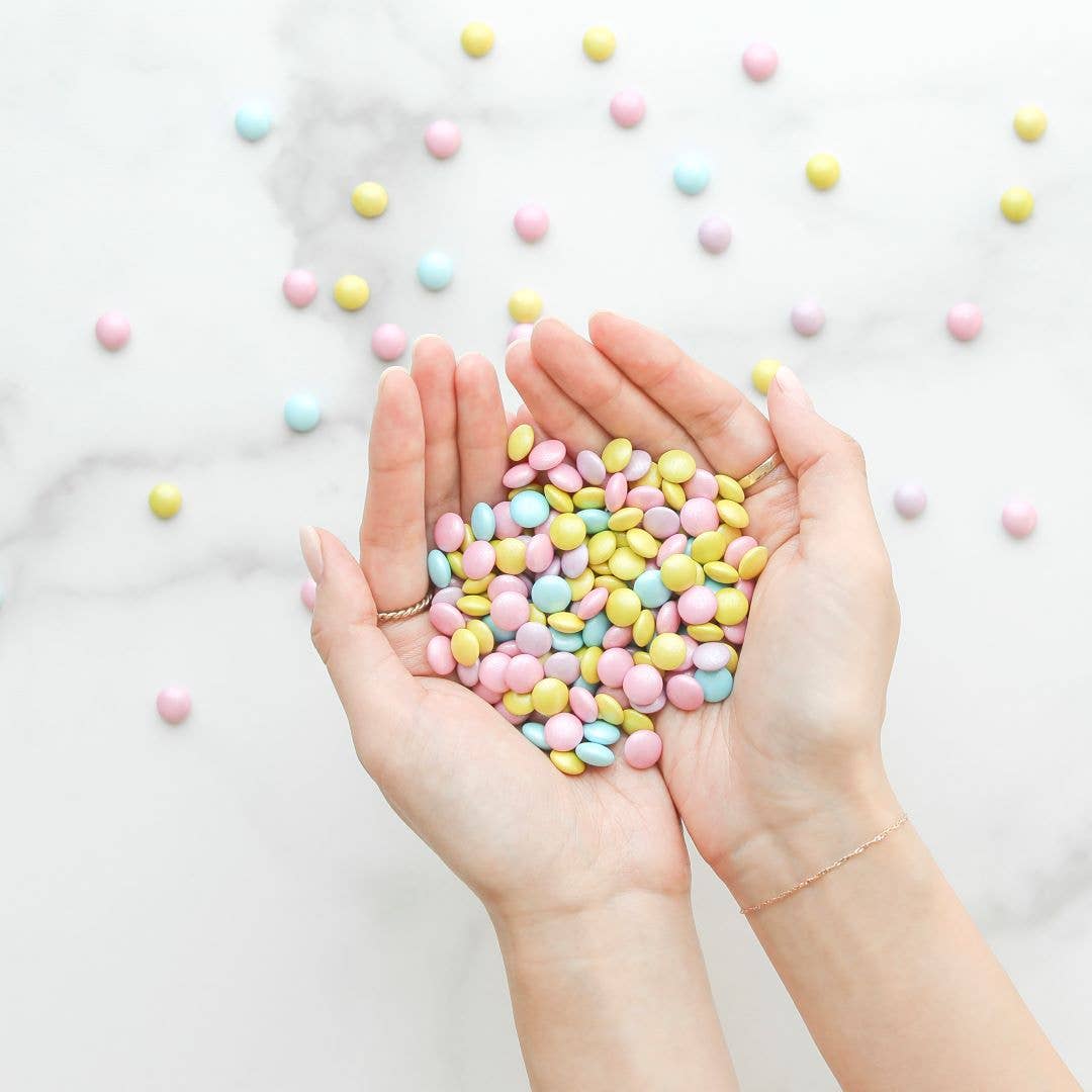 Sugarfina Chocolate Confetti, perfect for gourmet gift boxes and curated gift boxes (detail shot)