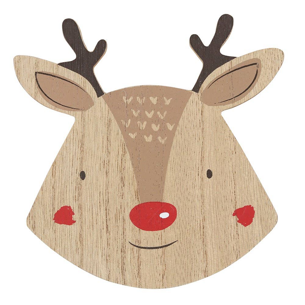 Set of 4 Christmas Reindeer Coasters