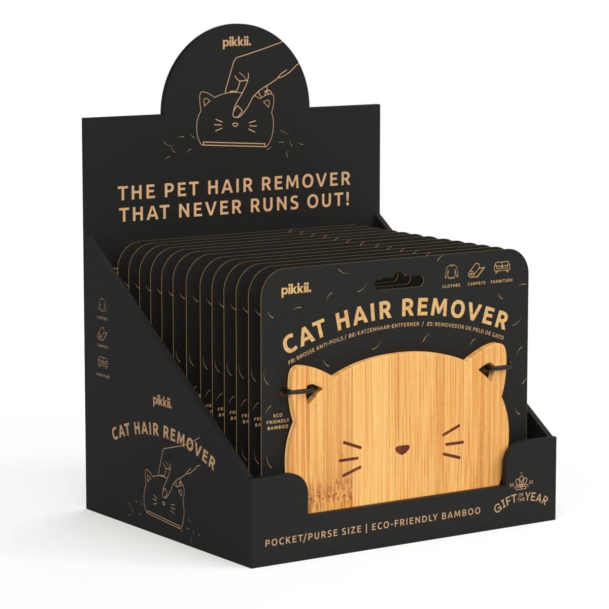 Cat Hair Remover – Reusable Bamboo Tool