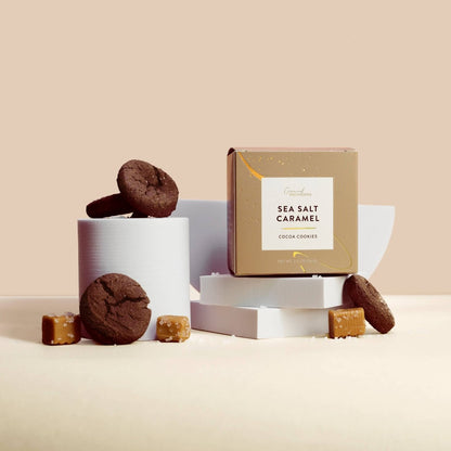 Sea Salt Caramel Cocoa Cookies (2 oz) - category:Gourmet Pantry - 