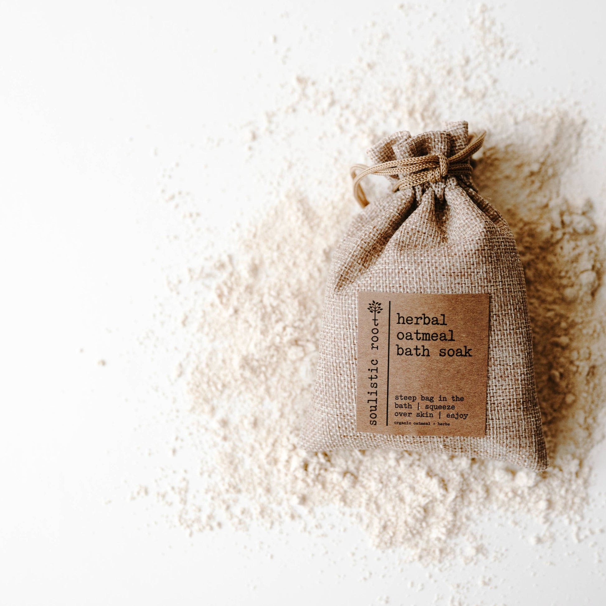 Employee Wellness Gift Set with herbal oatmeal soak