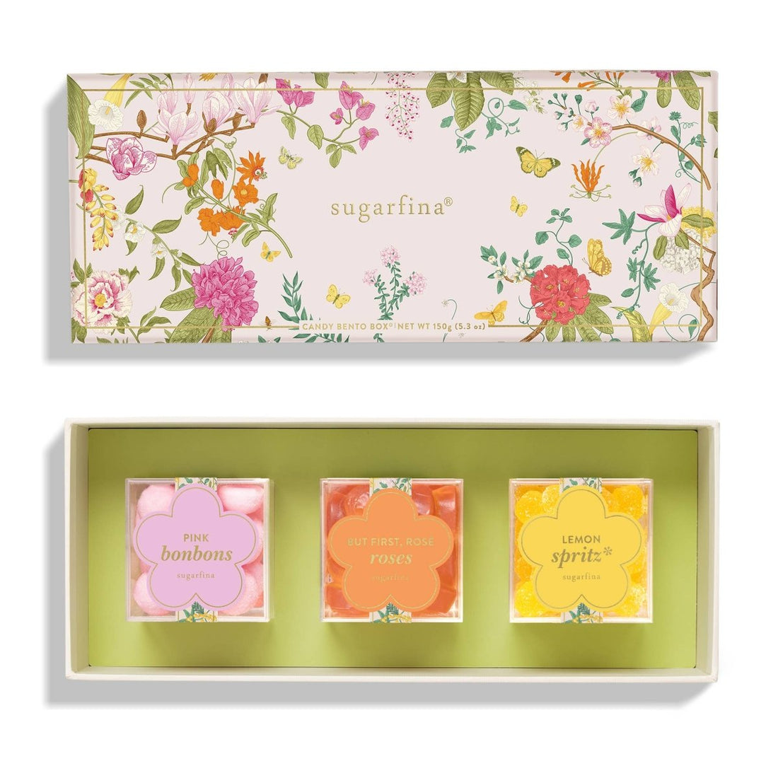 Sugarfina spring candy box for Mother’s Day teacher and engagement gifts