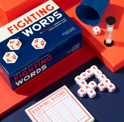 Fighting Words Dice Game — playful card game, perfect for curated gift boxes and Build a Box gifting