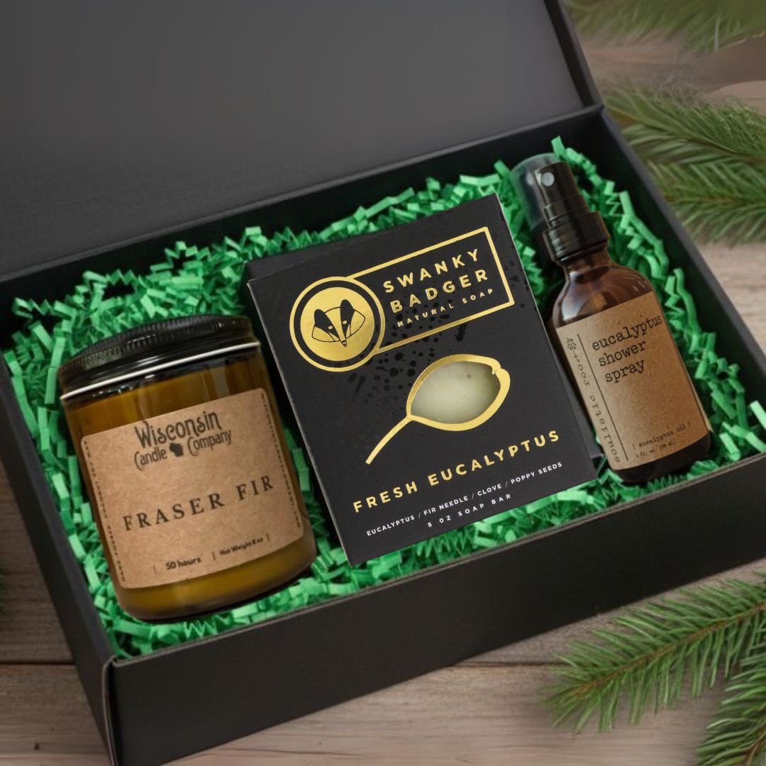 The Fir and Eucalyptus Morning Set for Christmas gift