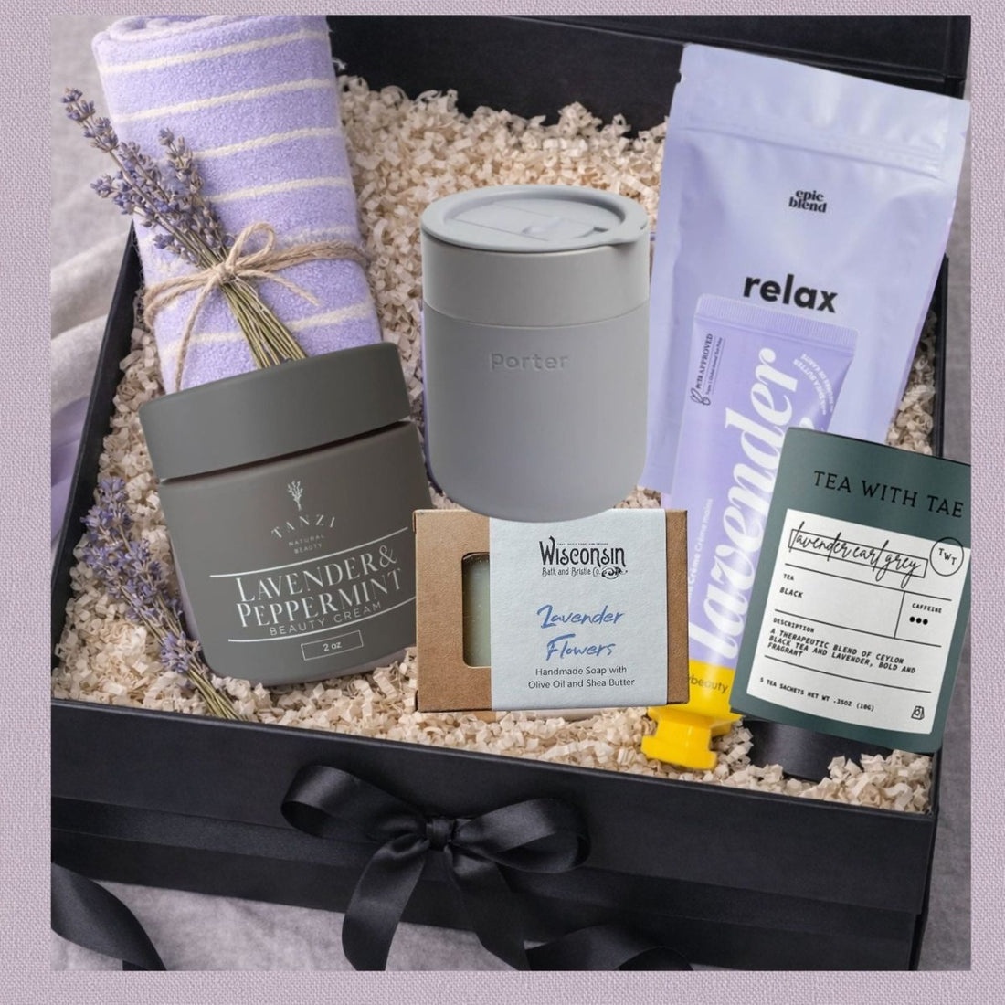 Lavender Spa Gift Box - Relax - category:Gift Sets - category:Spa &amp; Wellness