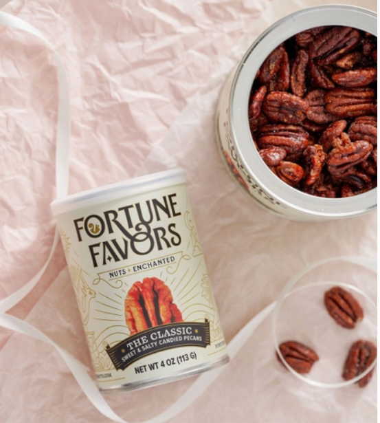 fortune favors candied pecans