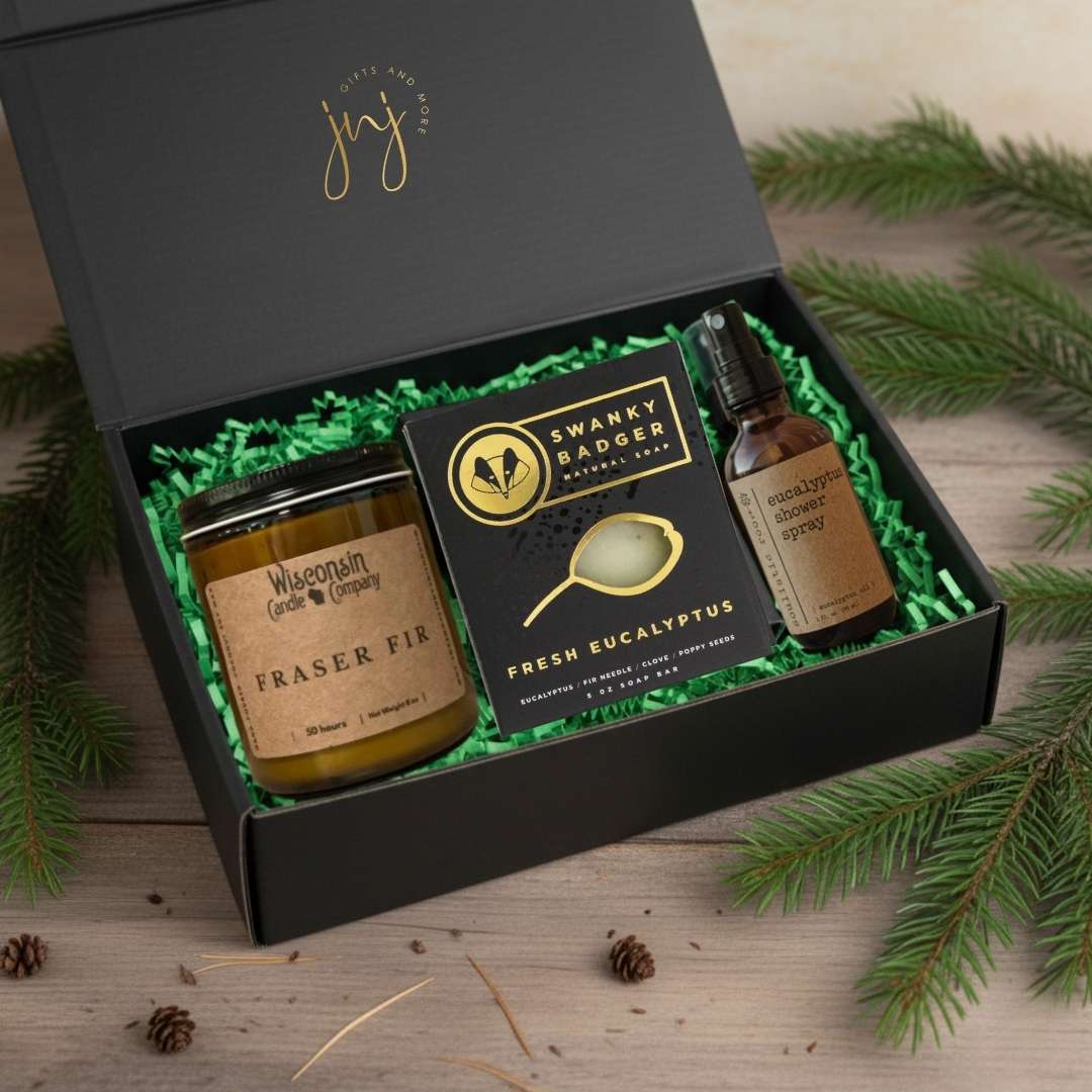 Fraser fir & eucalyptus bath gift set