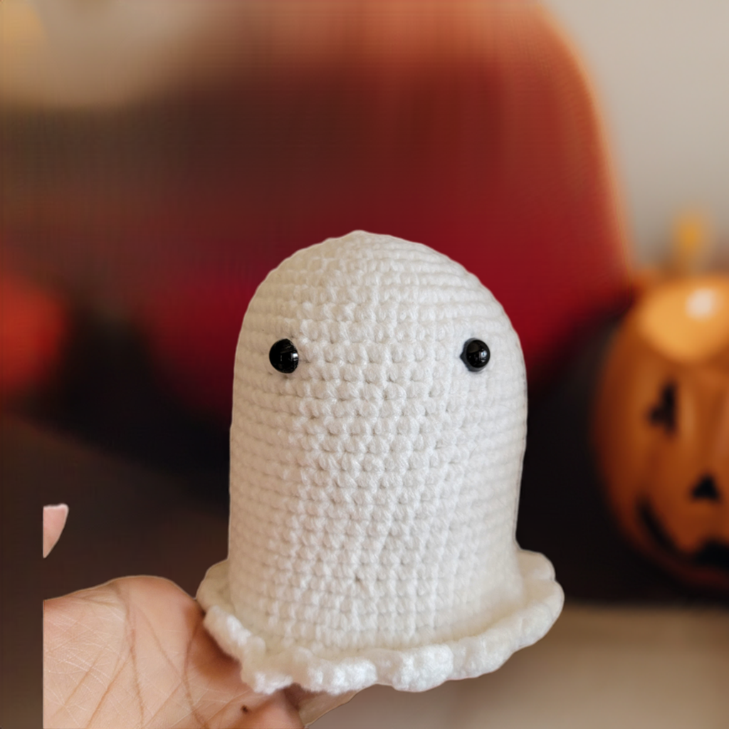 Crochet Ghost Stuffed Toy